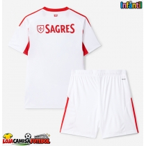 Camisa de Futebol Benfica Equipamento Alternativo Infantil 2025-26 Manga Curta (+ Calças curtas)